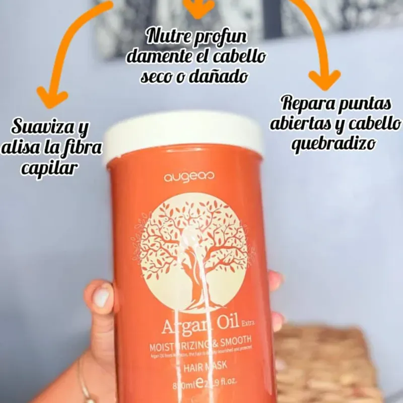 Mascarilla capilar de Aceite de argán 