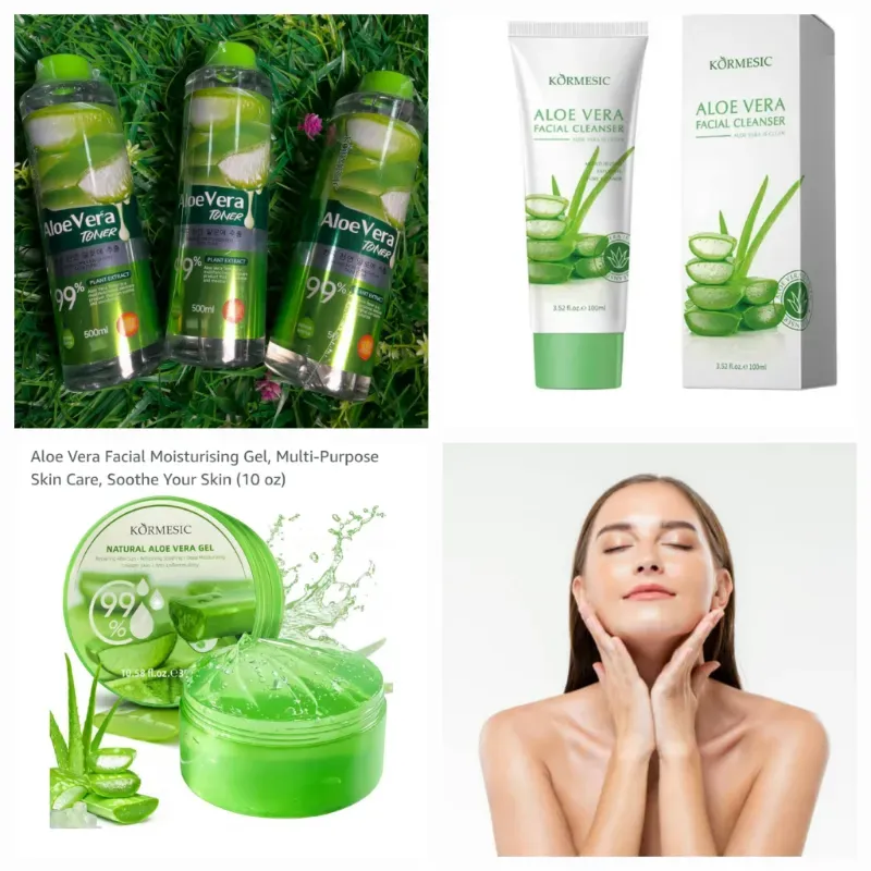 Set facial de Aloe Vera 