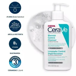 Gel limpiador Control Imperfecciones CeraVe🩵