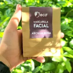 Mascarilla facial de arcilla rosa 🩷