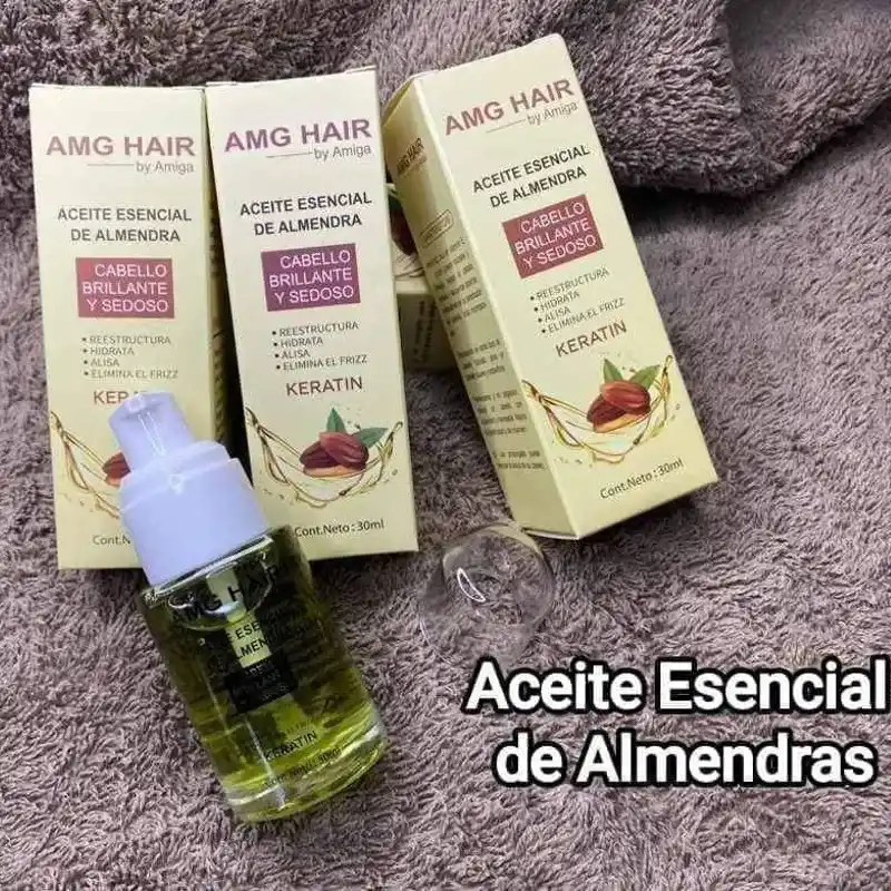 Aceite Esencial de Almendras para el Cabello 🤎