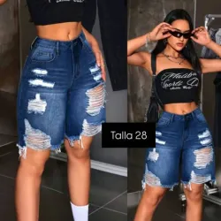 Bermudas de mezclilla 