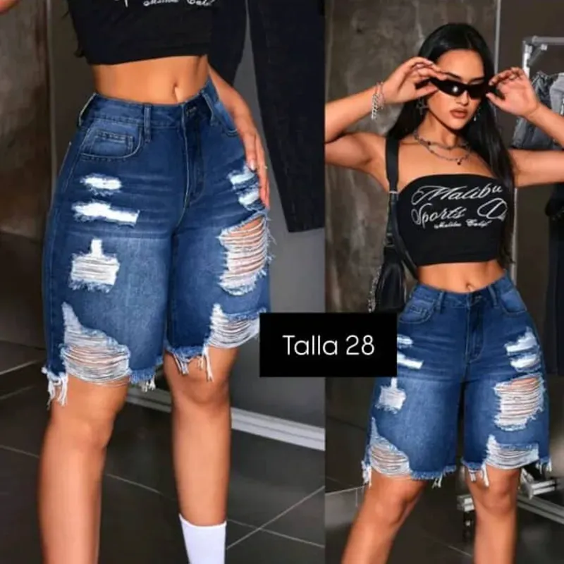 Bermudas de mezclilla 