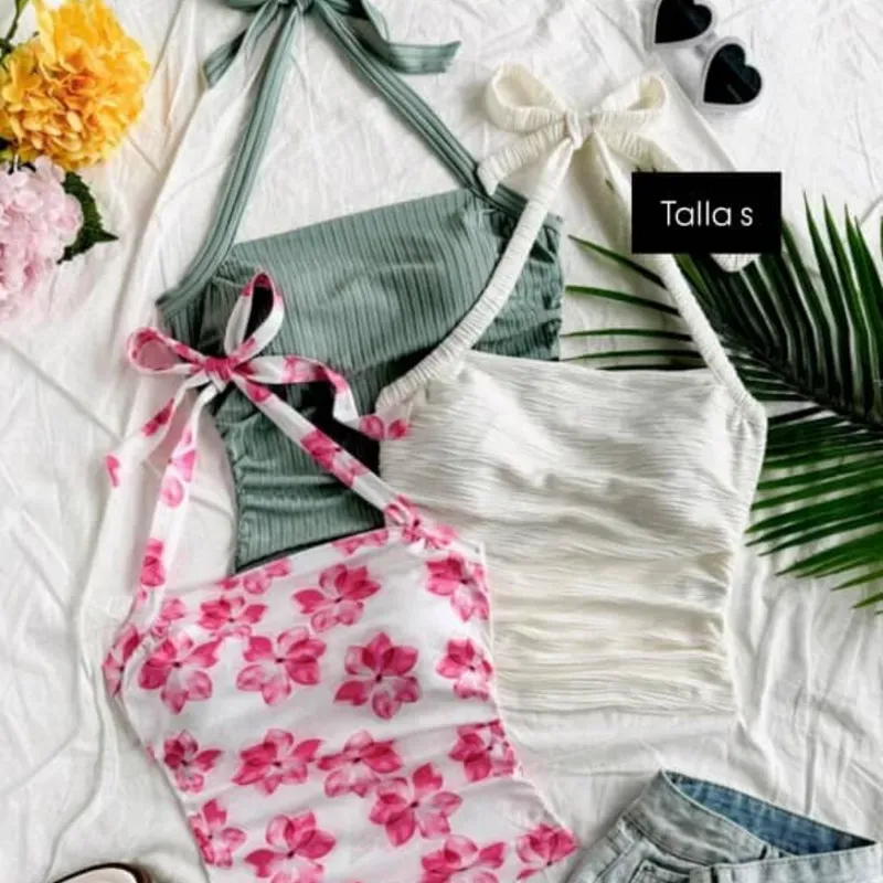 Blusa corta para el verano 