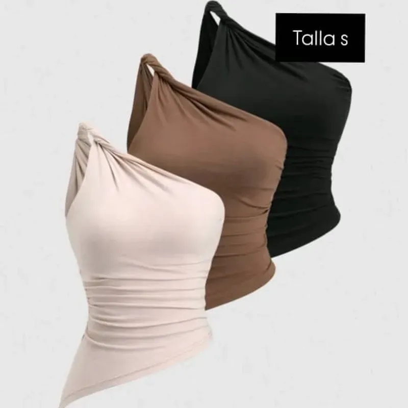 Blusa de un solo hombro 