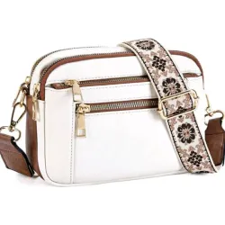 Cartera con cinta ancha 