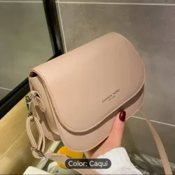 Cartera elegante en color caqui