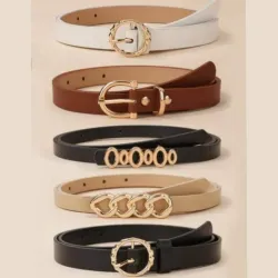 Cintos con diseños variados 