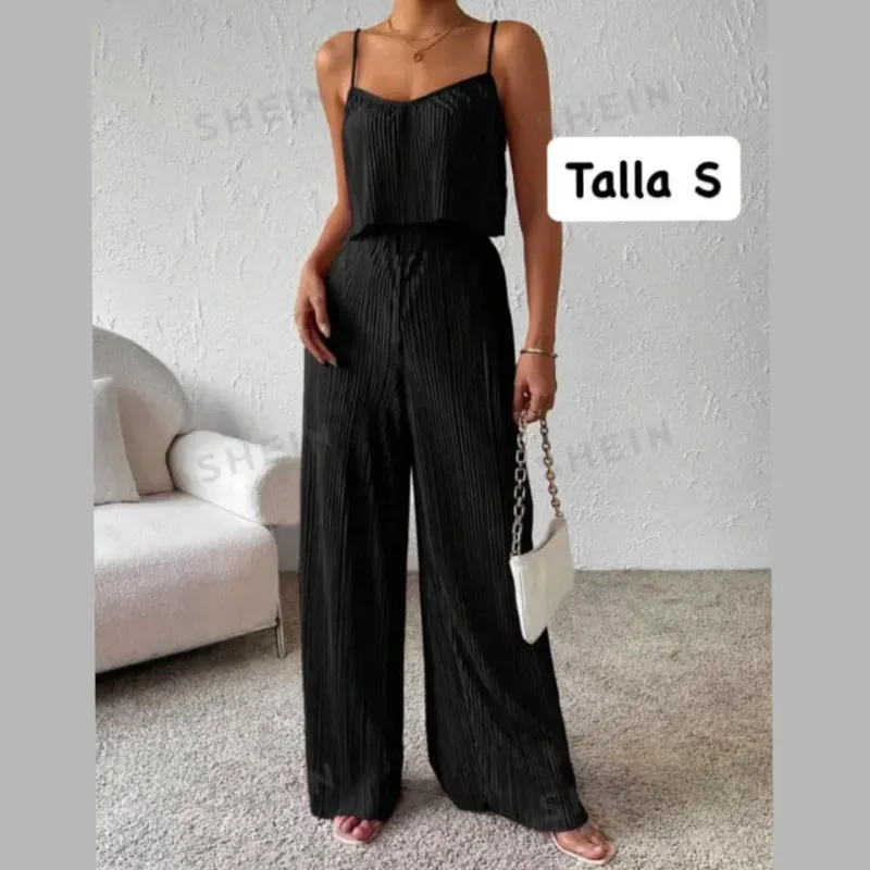Conjunto a rayas verticales 
