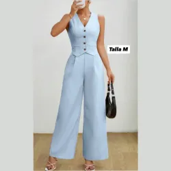 Conjunto de 2 piezas a rayas 