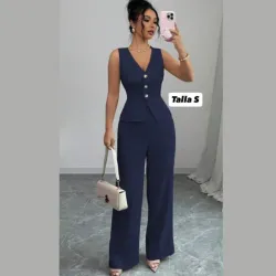 Conjunto de 2 piezas de chaleco 