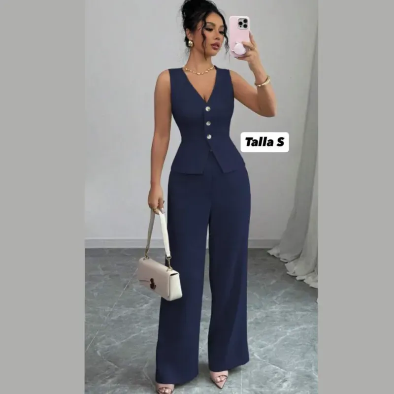 Conjunto de 2 piezas de chaleco 