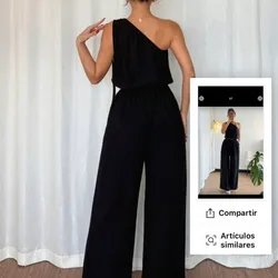 Conjunto de blusa y pantalón elegante