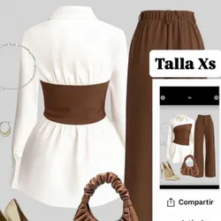 Conjunto de camisa y pantalón