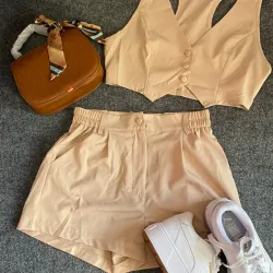Conjunto de chaleco y short 