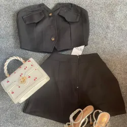 Conjunto de chaleco y short 