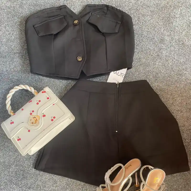 Conjunto de chaleco y short 