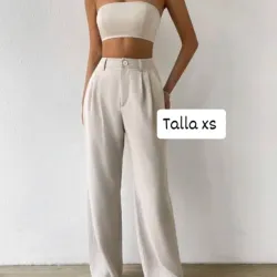 Conjunto de pantalón de corte recto y top