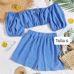 Conjunto de saya y blusa 