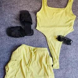 Conjunto de saya y body