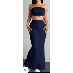 Conjunto de top y saya