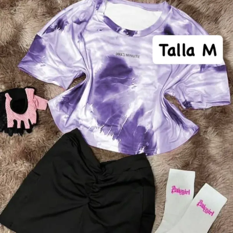 Conjunto para el Gym lycra + pullover