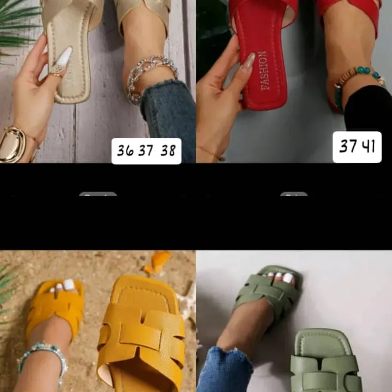 Sandalias prácticas planas 