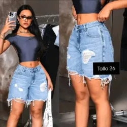 Short de mezclilla 