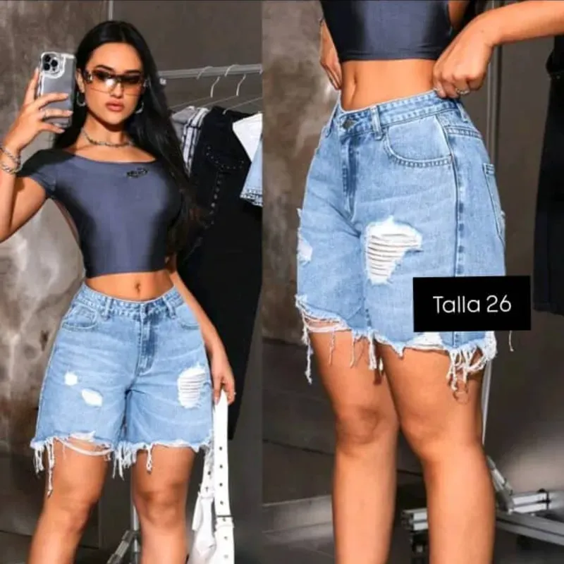 Short de mezclilla 
