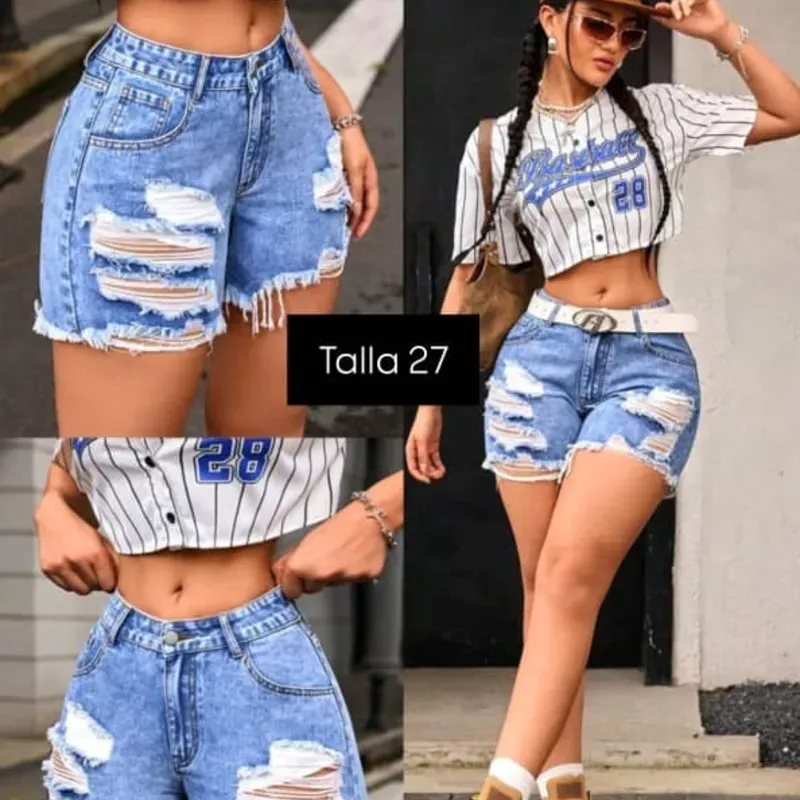 Bermudas de mezclilla 