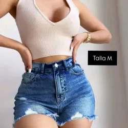 Short de mezclilla 