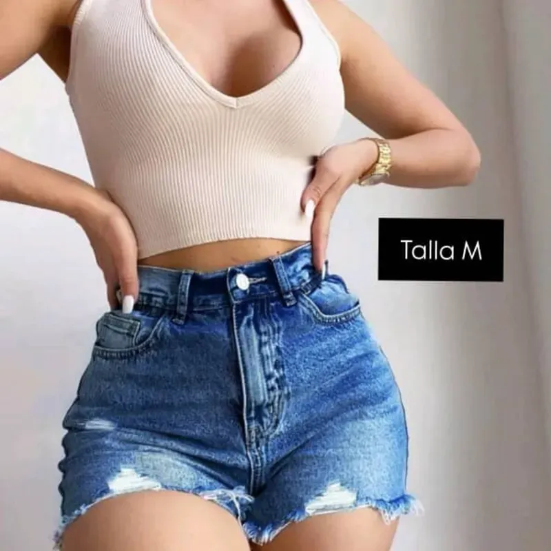 Short de mezclilla 