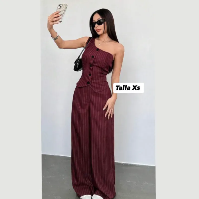 Traje casual de un solo tirante