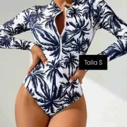 Trusa con estampado de palmeras 