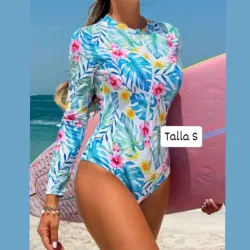 Trusa de mangas largas con estampado floral 