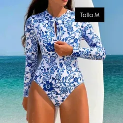 Trusa de mangas largas con estampado floral 