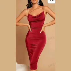 Vestido con 3 tirantes finos 