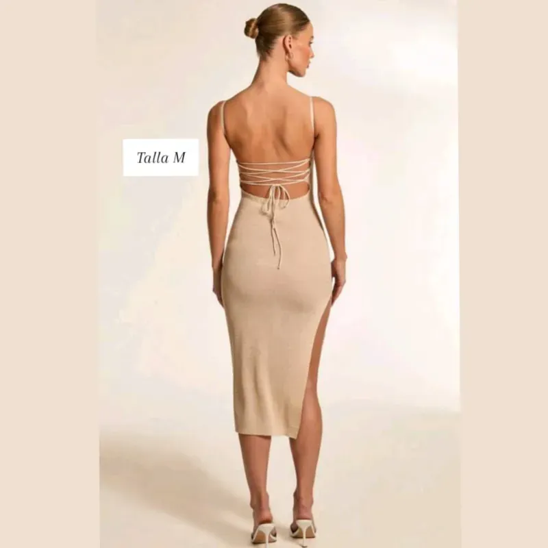 Vestido con lazada 