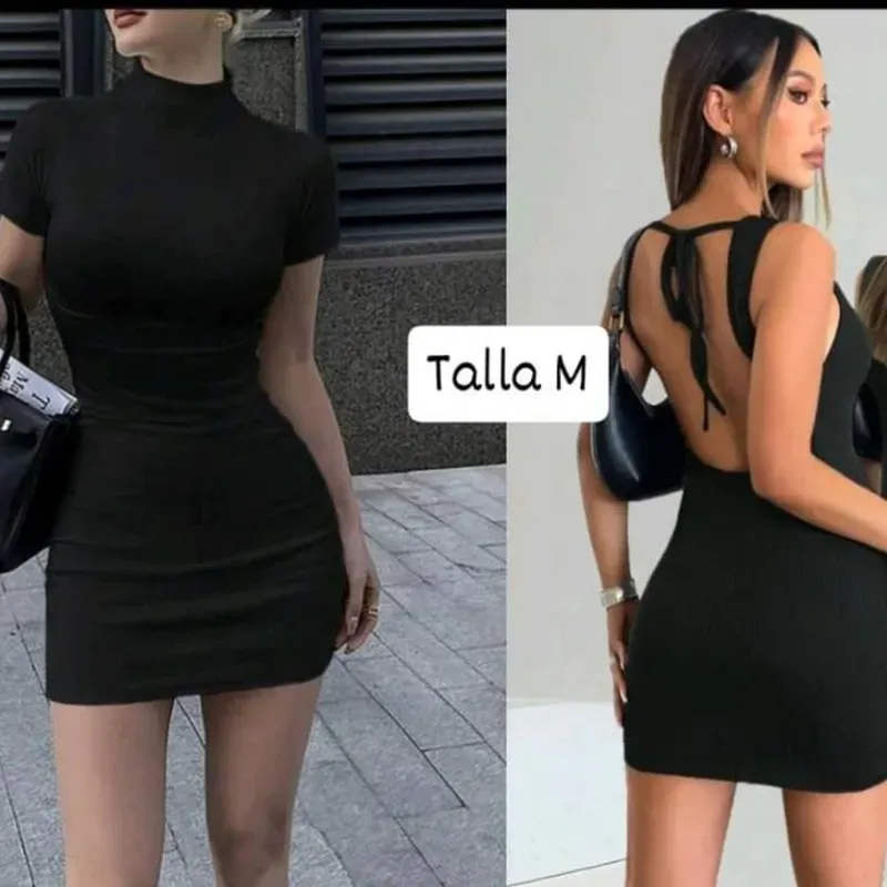 Vestido con lazo en la espalda 
