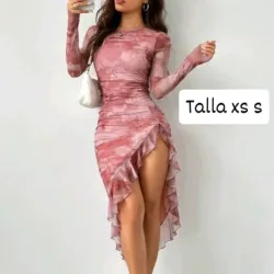 Vestido con vuelos 