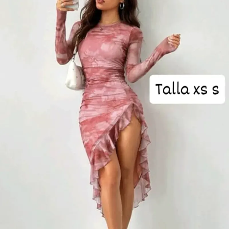 Vestido con vuelos 