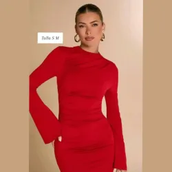 Vestido de mangas anchas 
