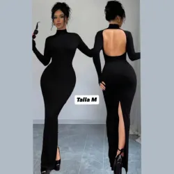 Vestido de mangas largas 