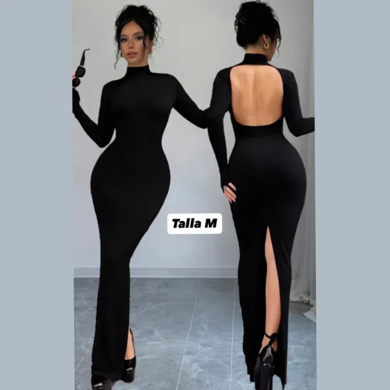 Vestido de mangas largas 