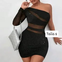 Vestido de una sola manga 