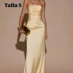 Vestido elegante de satín 