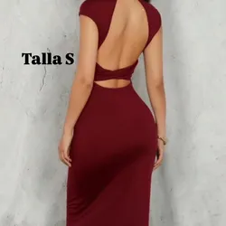 Vestido largo ajustado 