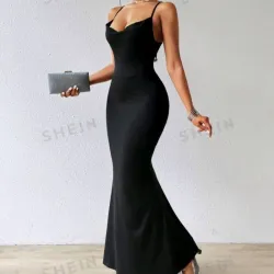 Vestido largo de tirantes 