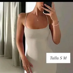 Vestido largo de tirantes