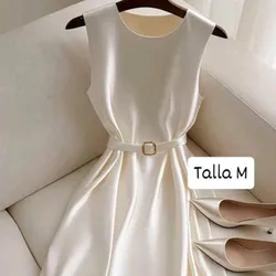 Vestido largo elegante de satén